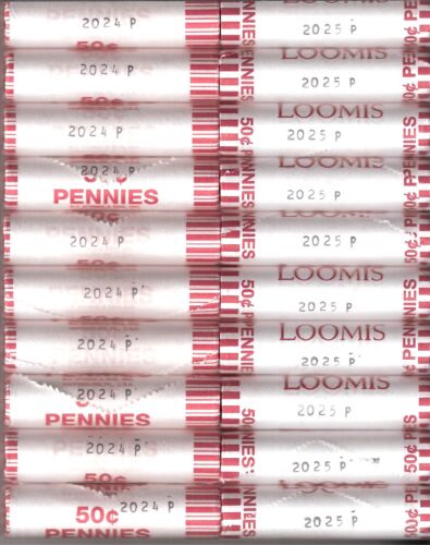 *20 BU Lincoln Rolls 2025 P 2024 P obw shotgun rolls unsearched 2025 last year?