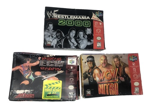 N64 Nintendo 64 ECW HARDCORE REVOLUTION New Factory Sealed Game