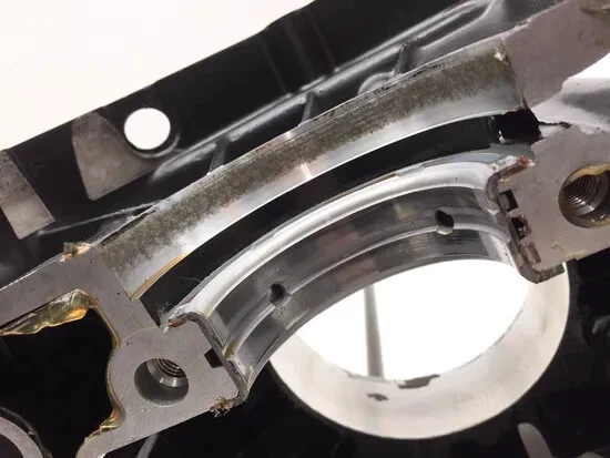 Estojos centrais esquerda direita motor 1996 BMW R1100RTL 2782A - Imagem 3 de 4