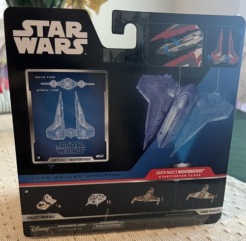 Star Wars Micro Galaxy Squadron Serie 7 DARTH MAUL'S NIGHTBROTHER 1/15000 Raro - Foto 2 di 2