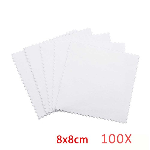 100/200PCS Anti-Tarnish Silver Polishing Cleaning Cloth Cleaner Platinum Jewelry - Picture 33 of 34