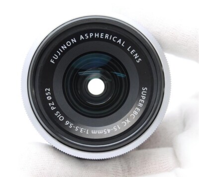 1DAY!! Fujinon XC15-45mm F3.5-5.6 OIS PZ S Lens Silver From Japan
