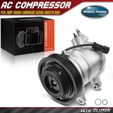 AC Compressor w/ Clutch for Dodge Ram 1500 Dakota Grand Cherokee 08-10 10SR15E