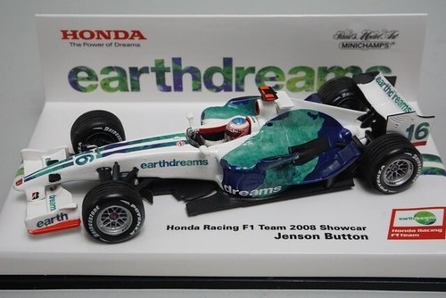 1:43 MINICHAMPS KYOSHO Honda Racing F1 Team Show Car 2008 #16 J. Button - Picture 2 of 9