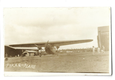 VINTAGE AIRPLANE,FOKAR (FOKKER)-PLANE,The Fokker F.VII,known as