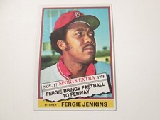 1976 Topps Traded Baseball Fergie Jenkins Boston Red Sox  nrmt