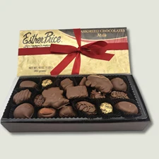 Esther Price Assorted Milk Chocolates, 1 lb Gift Box - A Dayton, Ohio Tradition