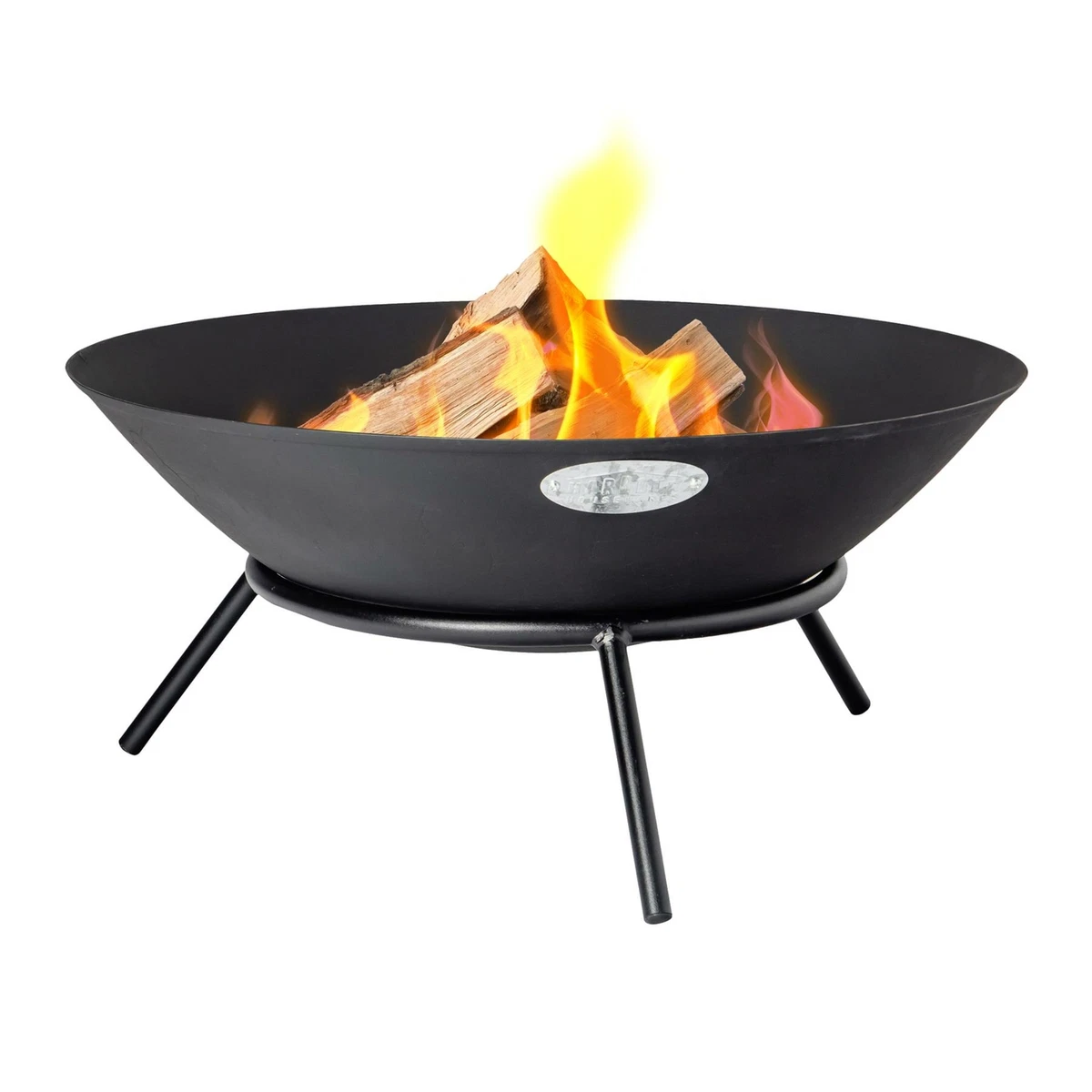 Steel Garden Fire Pit Outdoor Garden Back Yard Patio Heater 56cm Black |  eBay