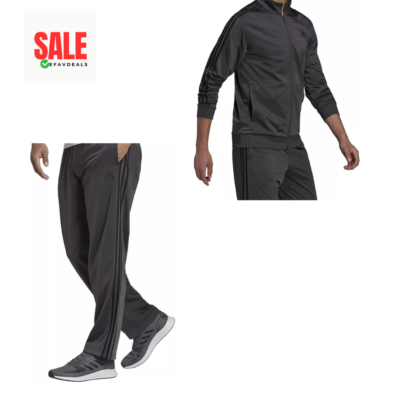 Adidas 3-Stripes Tricot Tracksuit Men's Sportswear Jacket Pants