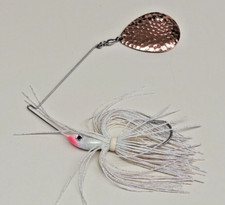 Handmade Custom One(1) Ounce Spinnerbait, #8 Blade, Ball Bearing, Silicone Skirt