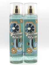 BATH  BODY WORKS RAINBOW WAVES FRAGRANCE BODY MIST SPRAY 8 FL OZ LOT OF 2 PCS 