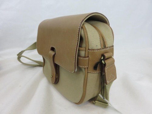 Adrienne Vittadini Conchita Beige 3 Piece Luggage Set. Canvas/Leather NWT - Picture 4 of 18