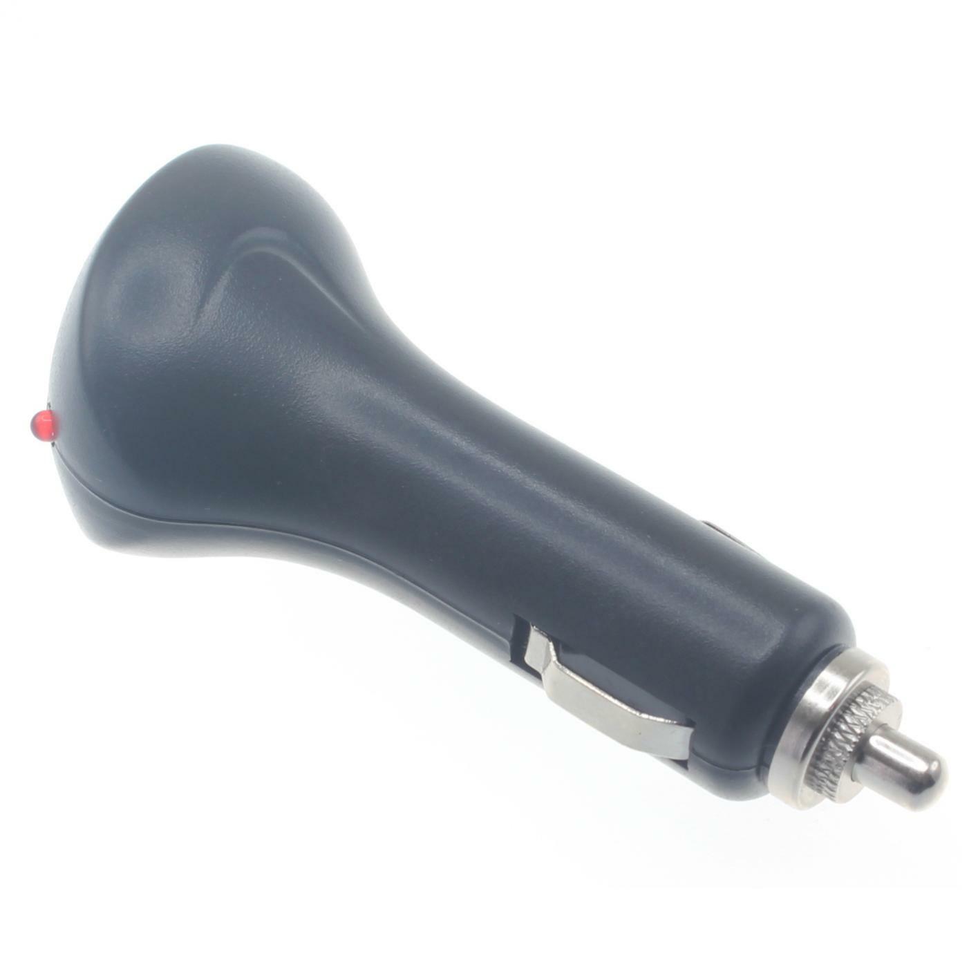 CAR DC CHARGER LIGHTER SOCKET PLUG-IN 12V POWER ADAPTER BLACK For CELL PHONES