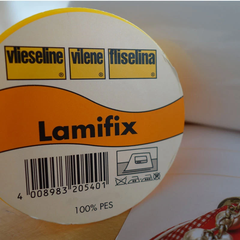 Meterware Freudenberg LAMIFIX Glanz 45cm br. Vlieseline abwaschbare Bügelfolie