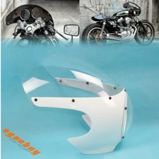 5.75" Motorcycle Headlight Fairing & Clear Windshield For Softail Sportster Dyna