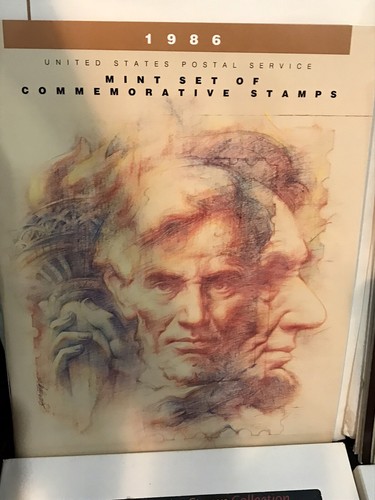 USPS Lote de Anuarios Colección de Sellos Conmemorativos con Sellos 1986-1999 - Imagen 2 de 15