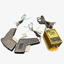 ELDON IND. POWER PACK TOY TRANSFORMER 1960'S 3400 w/ 2 Slot Speed Controllers