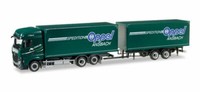 "Herpa 307376 Spur H0 1/87 Mb Actros Streamsp. 2.5 Gardinenpl.-Hz \"Oppel Ansbach\""