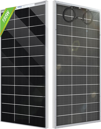 195W 12V Bifacial Solar Panel High Efficiency Mono PV for RV Camper Off-Grid - Picture 12 of 12