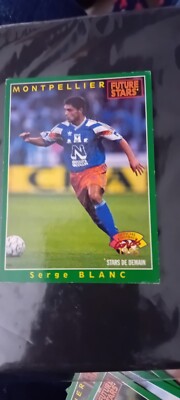 Panini Serge Blanc 1992 1993 Future Stars Montpeller Frankreich