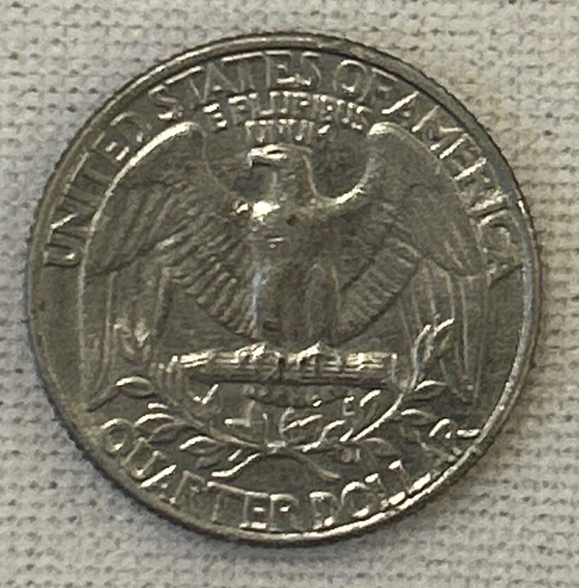 Rare 1989–P Washington Quarter - 180 Degree Rotated Die Error  - Image 3 of 4