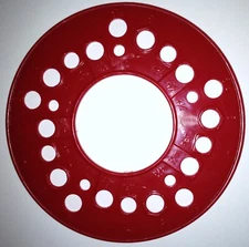 5 five bolt SAE wheel lug pattern stud template gauge measure circle guide tool