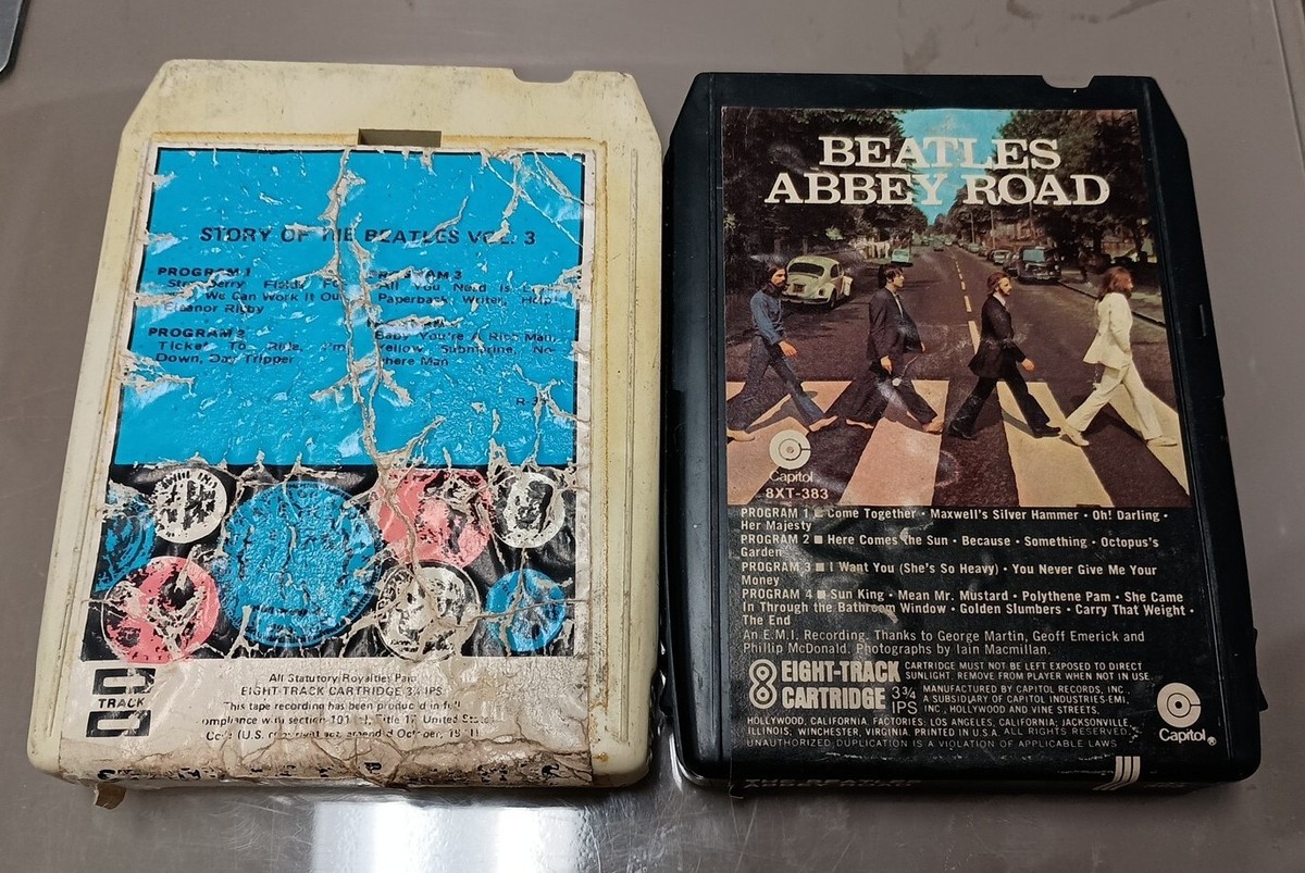 The Beatles 8 Track Tape: 8XT383 Abbey Road & R-361 Story of Vol