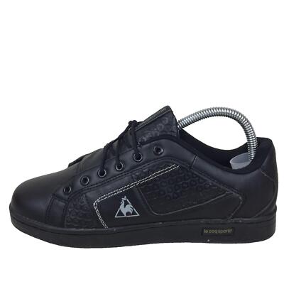Le Coq Sportif Black Leather Sports Sneaker Trainer Women UK Eur 38  UK
