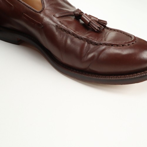 Grant Stone Traveler Tassel Loafer Tobacco Calf Mens Dress Shoe Size 10 E - Picture 5 of 13