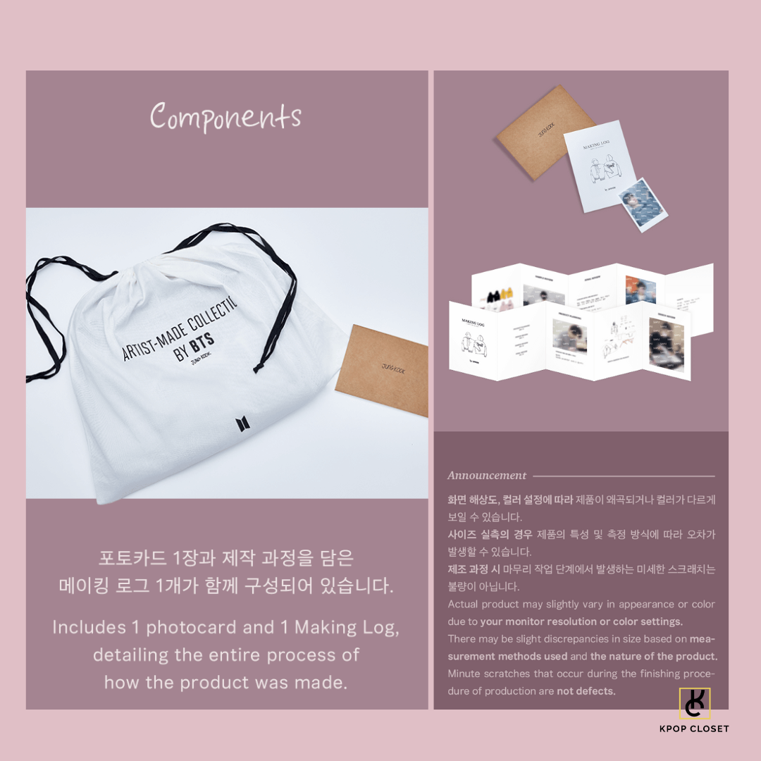 BTS Jung Kook, ARMYST Zip-Up Hoody] VINTAGE DESIGN [Pink