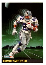 Emmitt Smith 1992 Fleer #475 Football Card
