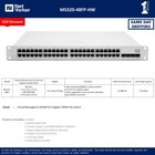 UNCLAIMED Cisco Meraki MS320-48FP-HW 48-Port Gigabit Cloud Managed-Same Day Ship