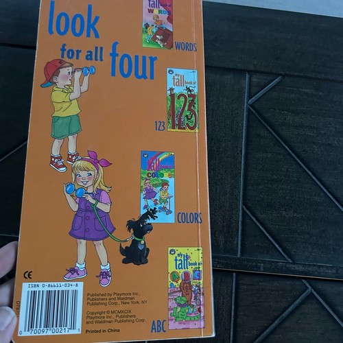 Vintage RARE My tall book of ABC board book sensory learning phonics - Picture 6 of 6