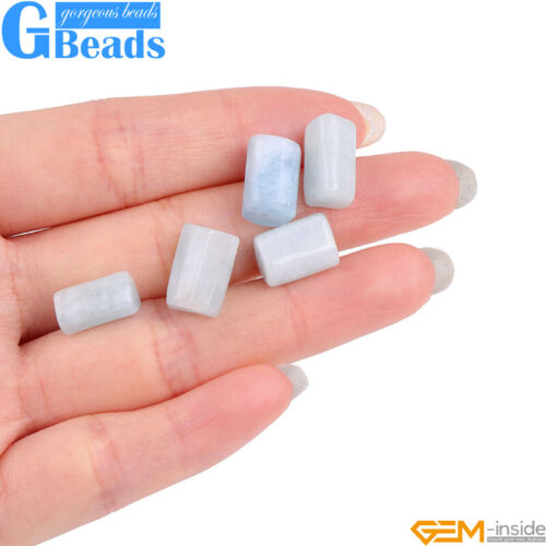 Natural Assorted Gemstone Faceted Tube Column Beads for Jewelry Making 8x12mm - Picture 58 of 192
