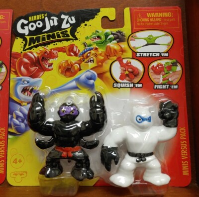 NEW Heroes of Goo Jit Zu Minis Lot of 6 Super Stretchy Mini