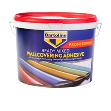 Bartoline Professional Ready Mixed Wallcovering Adhesive For Luxury Vinyl 10kg