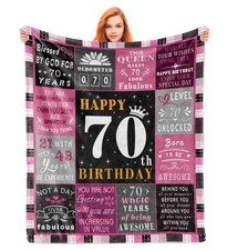 70th Birthday Gifts for Women, 70th Birthday Decorations for Women, Gift for ...