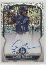 2023 Bowman Chrome Prospect Speckle Refractor /299 Gabriel Gonzalez Auto 0s4t