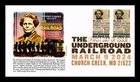 DR JIM STAMPS US COVER JERMAIN LOGUEN UNDERGROUND RAILROAD IMPERFORATE FDC COMBO