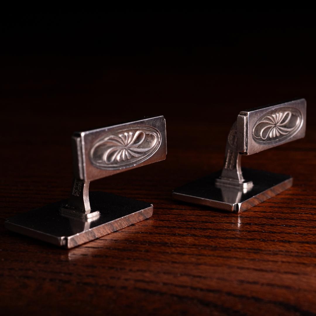 Georg Jensen Cufflinks No case Rectangular Shape … - image 6