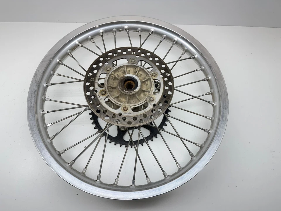 Suzuki RM125 RM 125 1996 OEM cubo de rueda trasera llanta rotor piñón OEM Foto 3 de 4