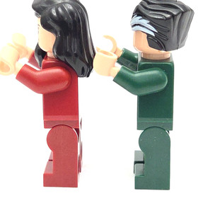 Genuine LEGO DC Minifigures Ra's Al Ghul & Talia Al Ghul - Lot of 2 Villains