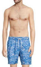 SLATE & STONE Cabo Wave Print Swim Shorts New Size Large