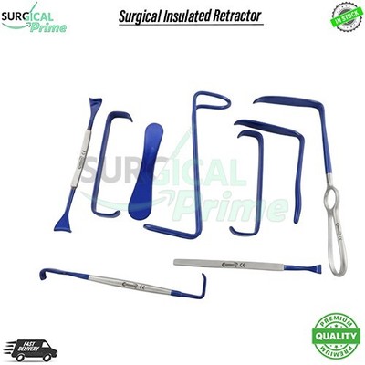 Surgical Insulated Retractor Set Of 9 Pcs Surgical Instruments