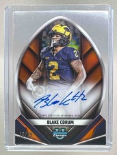Blake Corum 2023 Bowman University Chrome Orange Refractor Future Auto 19/25