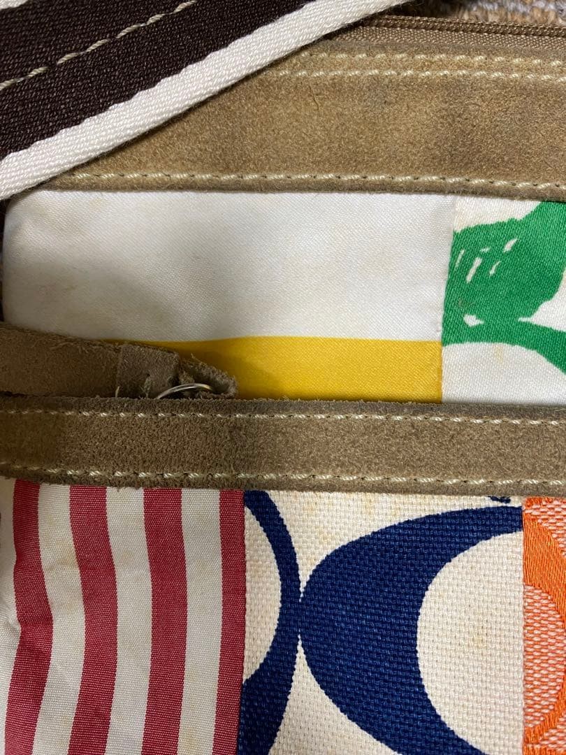 COACH Patchwork Design Shoulder Bag - image 3