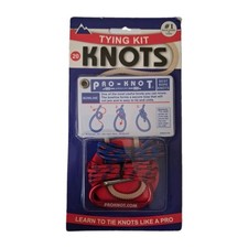 Pro-Knot Tying Kit 20 Essential Ones For Ropes With Cords  Carabiner Waterproof