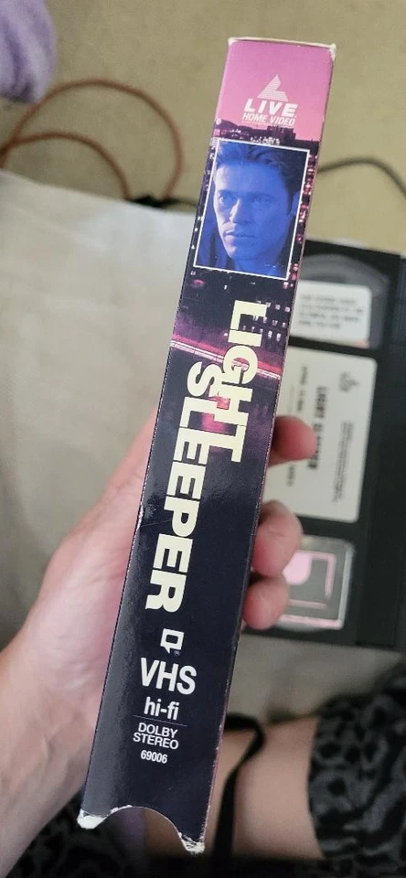 Light Sleeper (VHS, 1992) Willem Dafoe, Susan Sarandon, Action Thriller ~Tested Foto 4 de 4