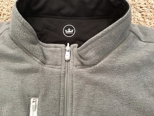 Peter Millar Vest Mens Size XXL Gray Black Reversible Full Zip - Picture 5 of 11