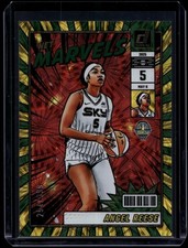2025 Panini Donruss WNBA Angel Reese #20 Net Marvels Green Fireworks /399